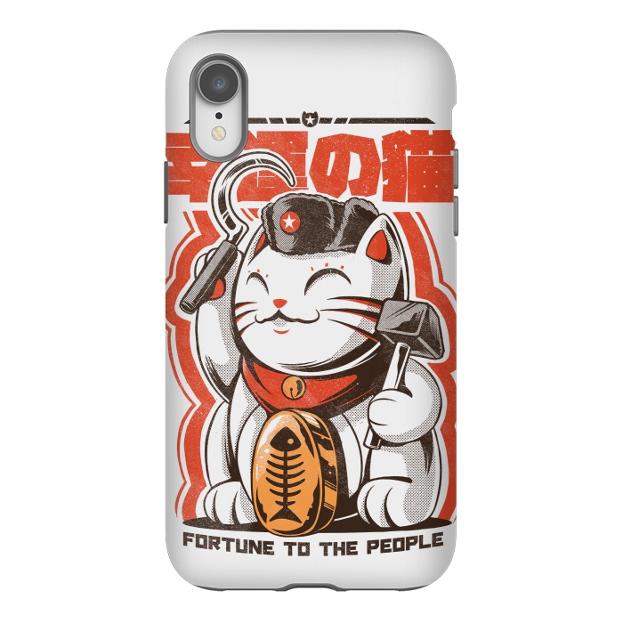 iPhone Xr StrongFit Catnist by Ilustrata