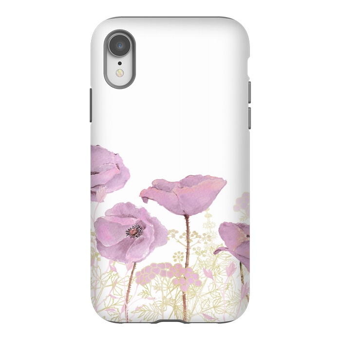 iPhone Xr StrongFit Pink Poppy Dream by  Utart