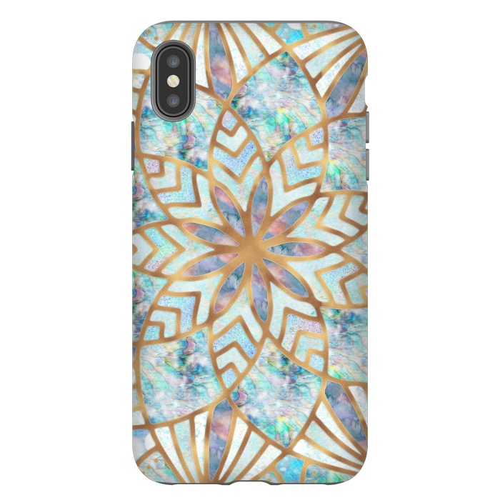 iPhone Xs Max StrongFit Mother of Pearl Mandala by  Utart
