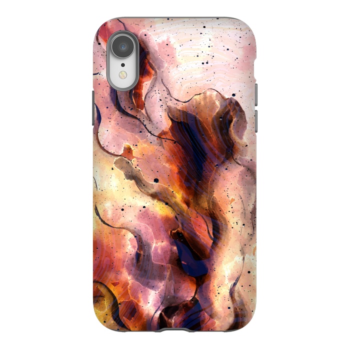 iPhone Xr StrongFit Burning Waves by Creativeaxle