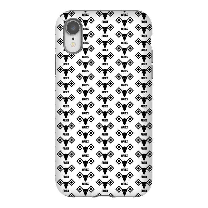 iPhone Xr StrongFit aries astrology pattern by TMSarts