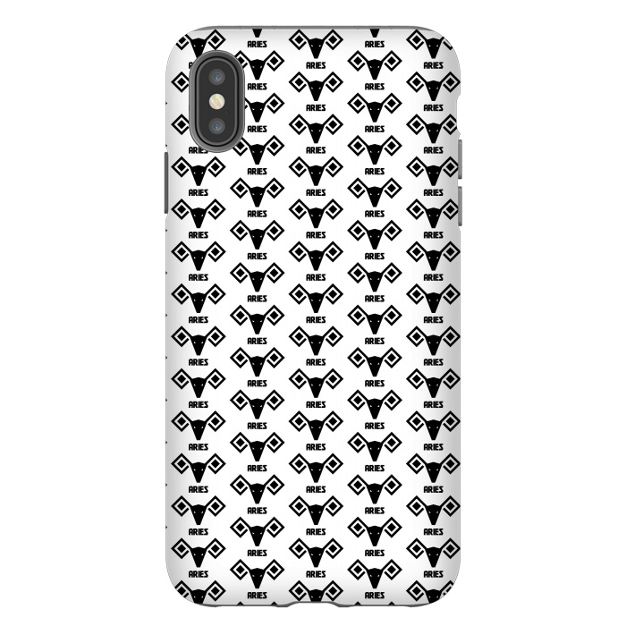 iPhone Xs Max StrongFit aries astrology pattern by TMSarts