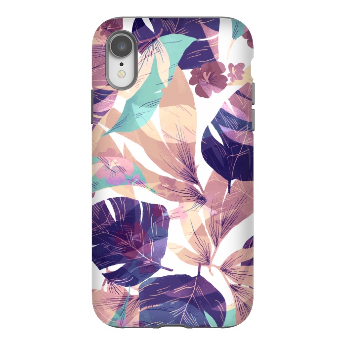 iPhone Xr StrongFit Watercolor summer flowers 3 by Bledi