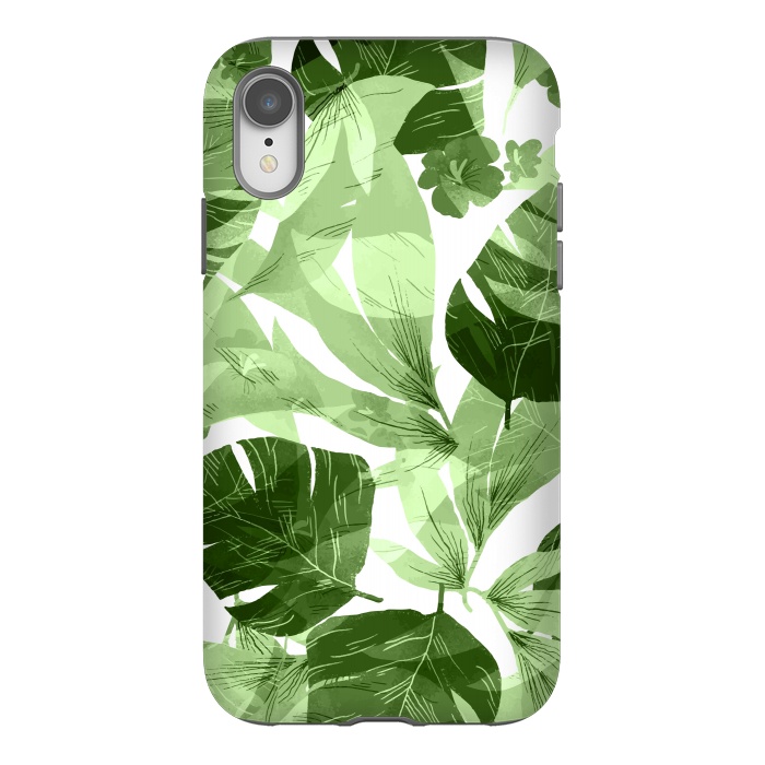 iPhone Xr StrongFit Watercolor summer flowers 7 by Bledi