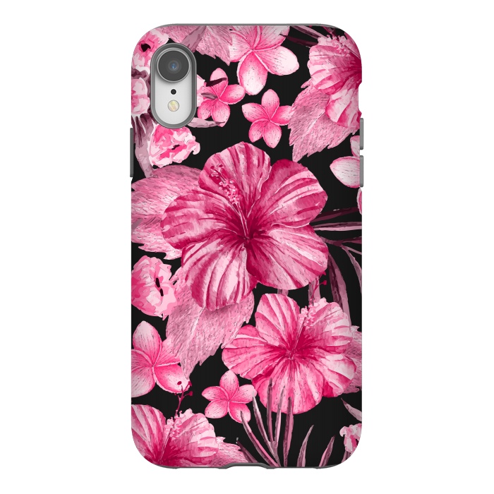 iPhone Xr StrongFit Watercolor summer flowers 16 by Bledi