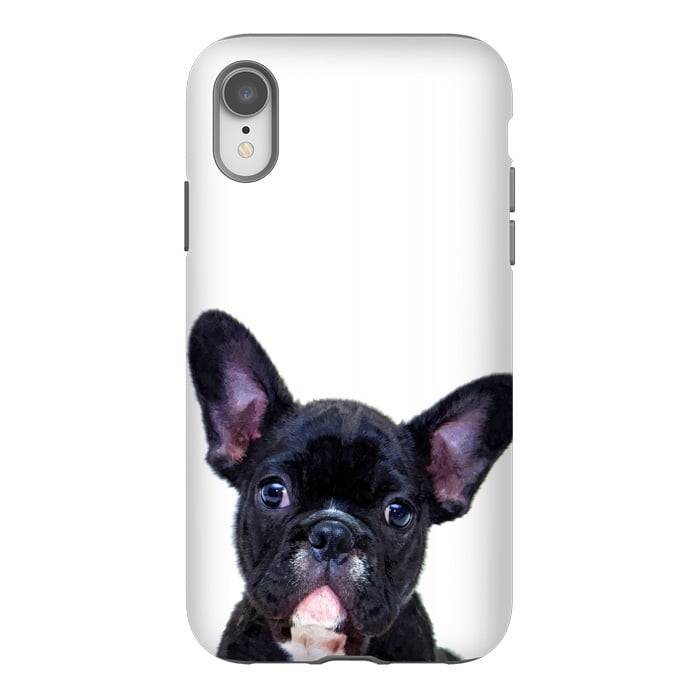 iPhone Xr StrongFit French Bulldog Portrait by Alemi