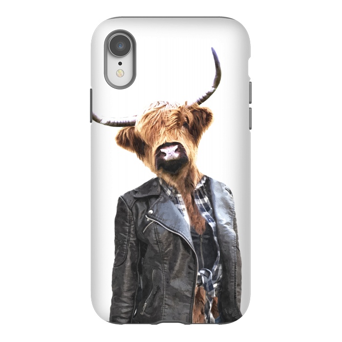 iPhone Xr StrongFit Cow Girl by Alemi