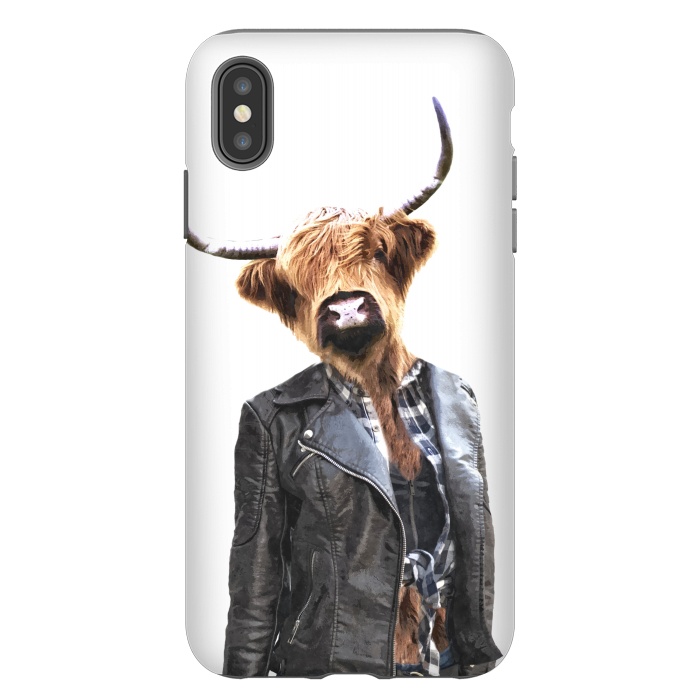 iPhone Xs Max StrongFit Cow Girl by Alemi