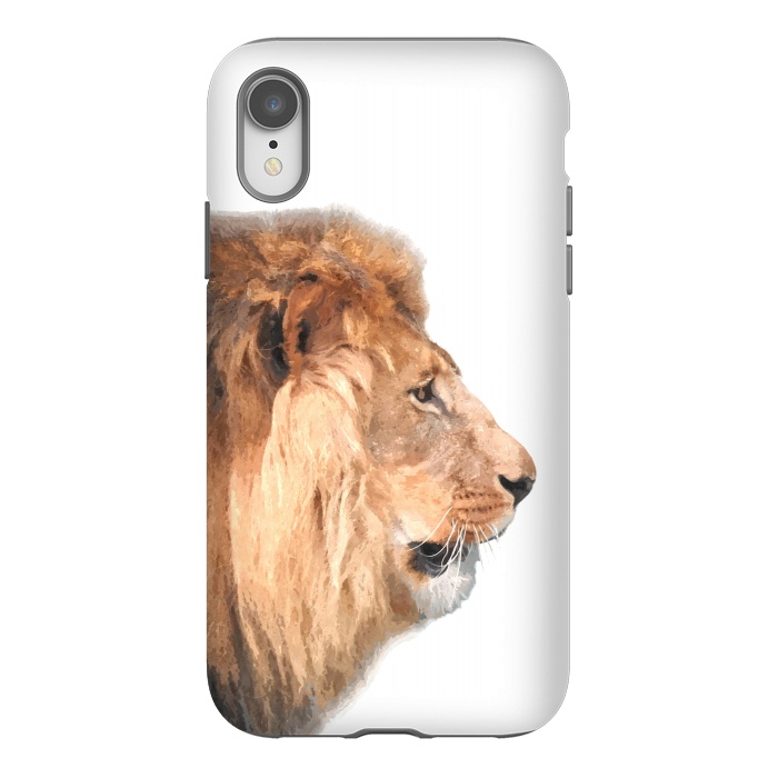 iPhone Xr StrongFit Lion Profile by Alemi