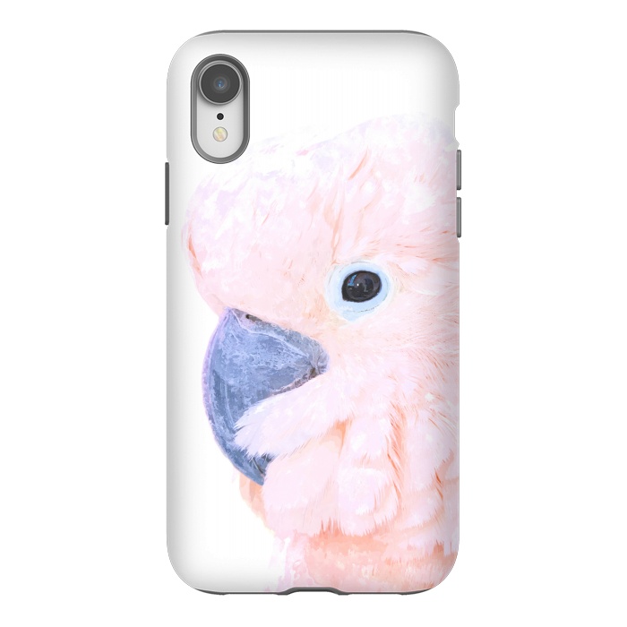 iPhone Xr StrongFit Pink Cockatoo by Alemi