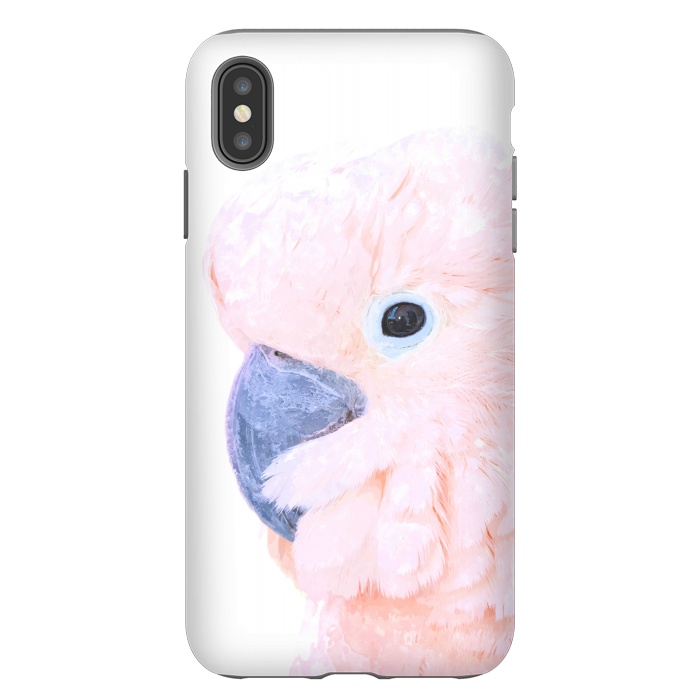 iPhone Xs Max StrongFit Pink Cockatoo by Alemi