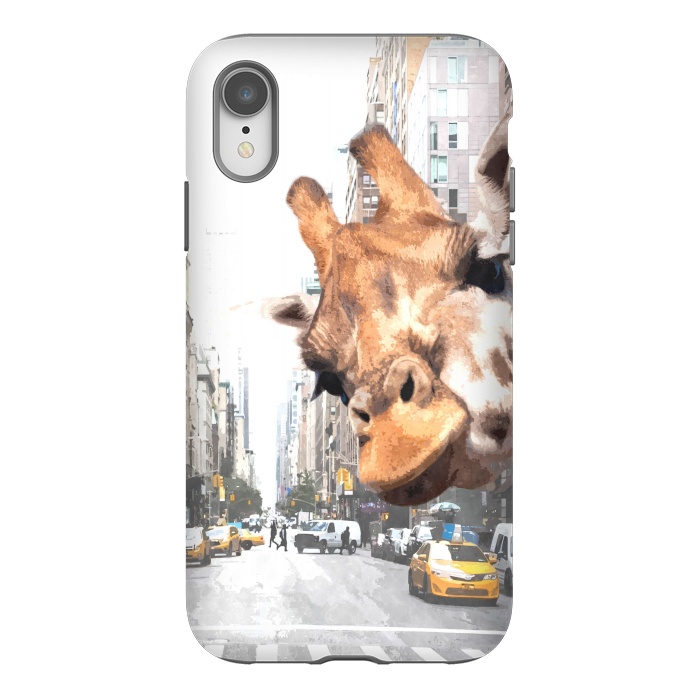 iPhone Xr StrongFit Selfie Giraffe in NYC by Alemi