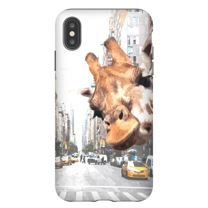 iPhone Xs Max StrongFit Selfie Giraffe in NYC by Alemi