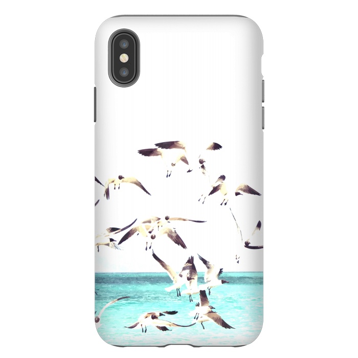 iPhone Xs Max StrongFit Seagulls by Alemi
