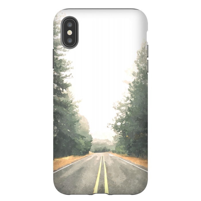 iPhone Xs Max StrongFit Road Illustration by Alemi