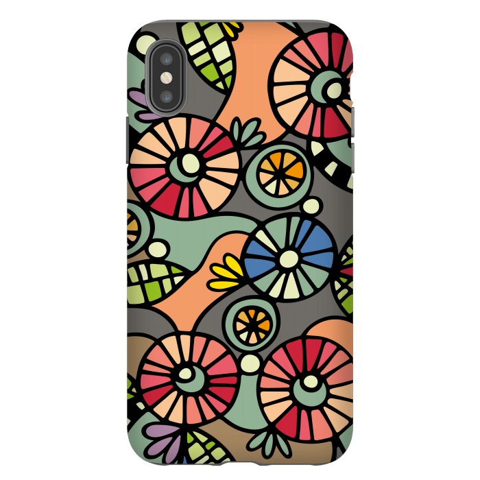 iPhone Xs Max StrongFit Wild Flowers by Majoih