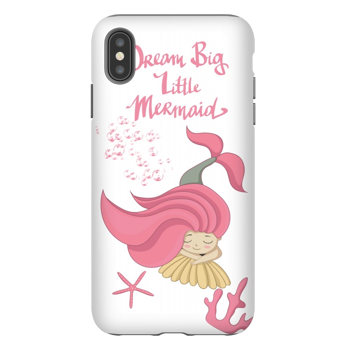 iPhone Xs Max StrongFit Dream big little mermaid by  Utart