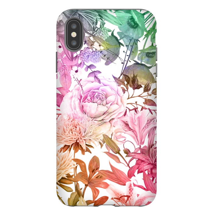 iPhone Xs Max StrongFit Floral Market by Creativeaxle