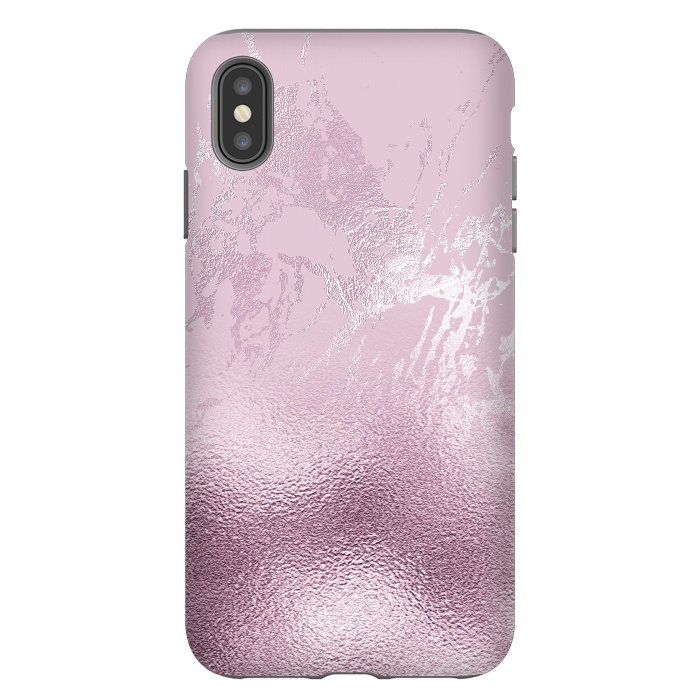 iPhone Xs Max StrongFit Blush Marble and Glitter by  Utart