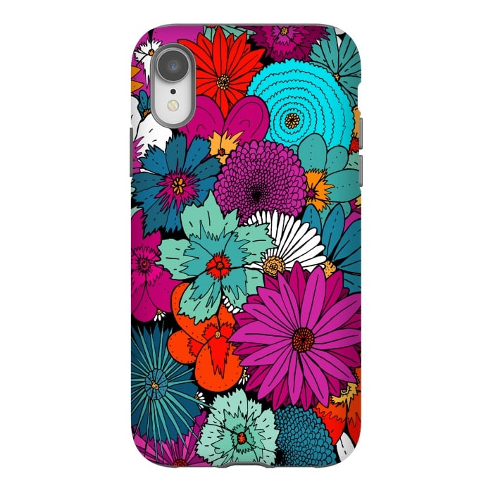 iPhone Xr StrongFit Bunch of flowers by Steve Wade (Swade)