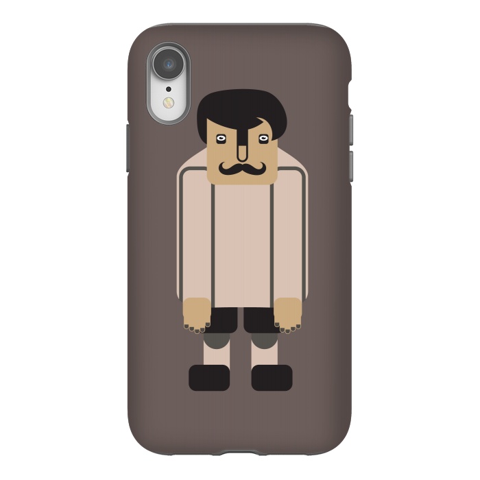 iPhone Xr StrongFit tall skinny man by TMSarts