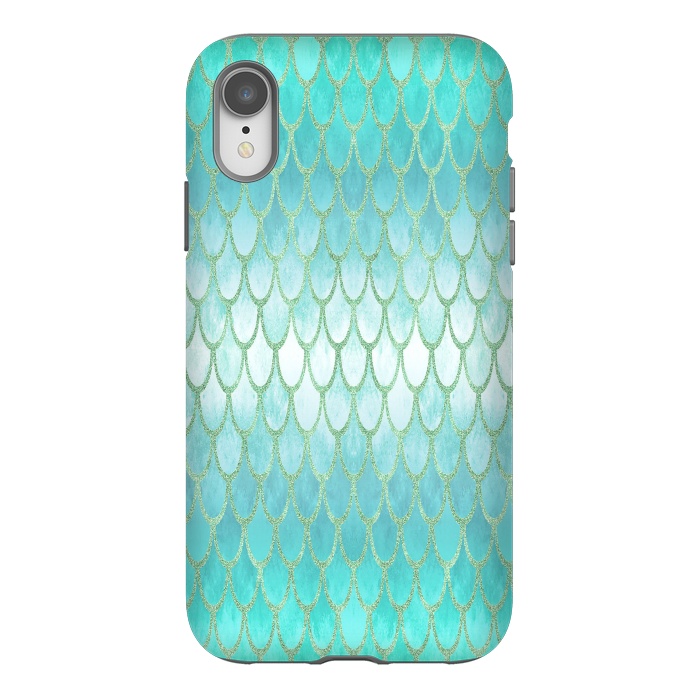 iPhone Xr StrongFit Pretty Mermaid Scales 03 by Angelika Parker