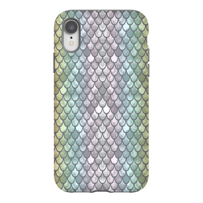 iPhone Xr StrongFit New Mermaid Scales  by Angelika Parker