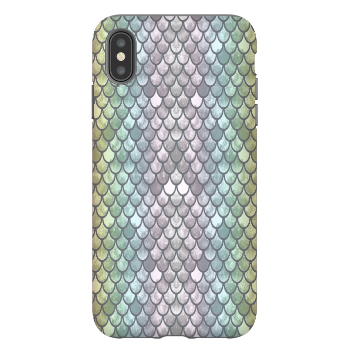 iPhone Xs Max StrongFit New Mermaid Scales  by Angelika Parker
