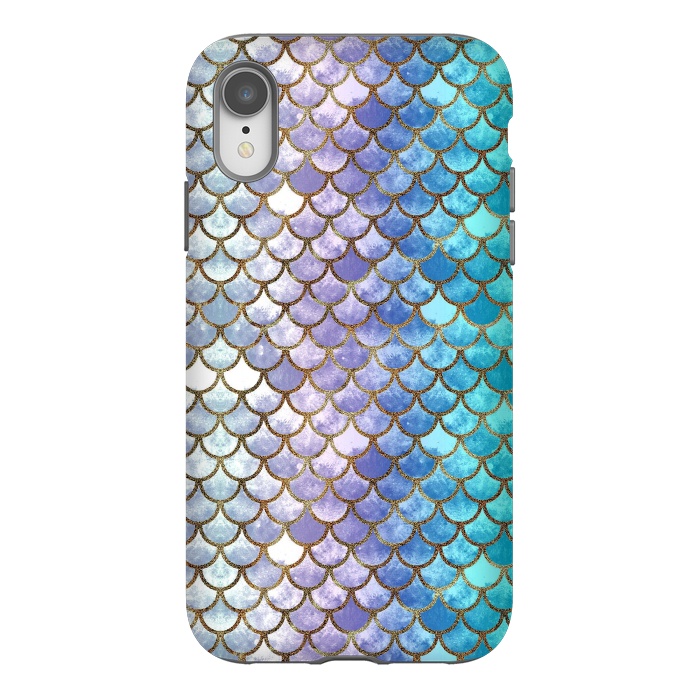 iPhone Xr StrongFit Pretty Mermaid Scales 38 by Angelika Parker