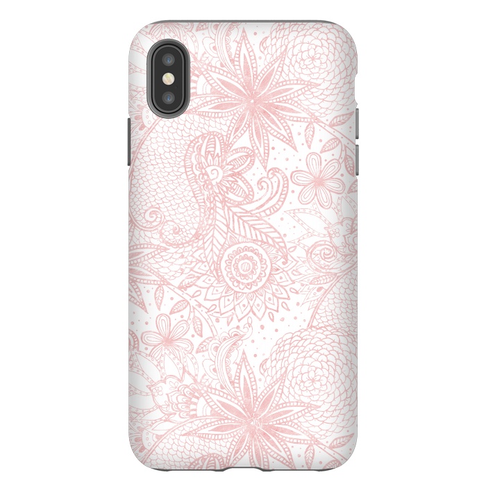 iPhone Xs Max StrongFit Boho chic floral henna mandala image by InovArts