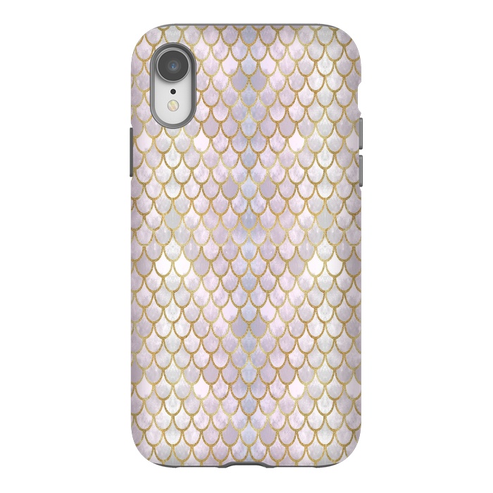 iPhone Xr StrongFit Pretty Mermaid Scales 40 by Angelika Parker