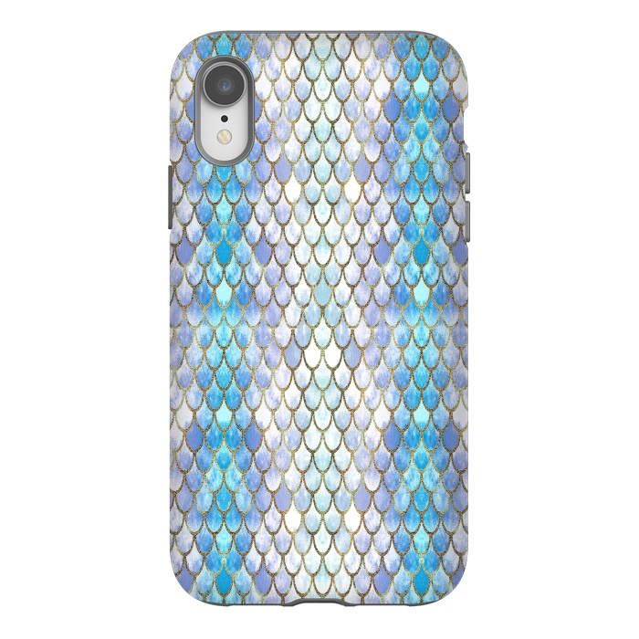 iPhone Xr StrongFit Pretty Mermaid Scales 41 by Angelika Parker