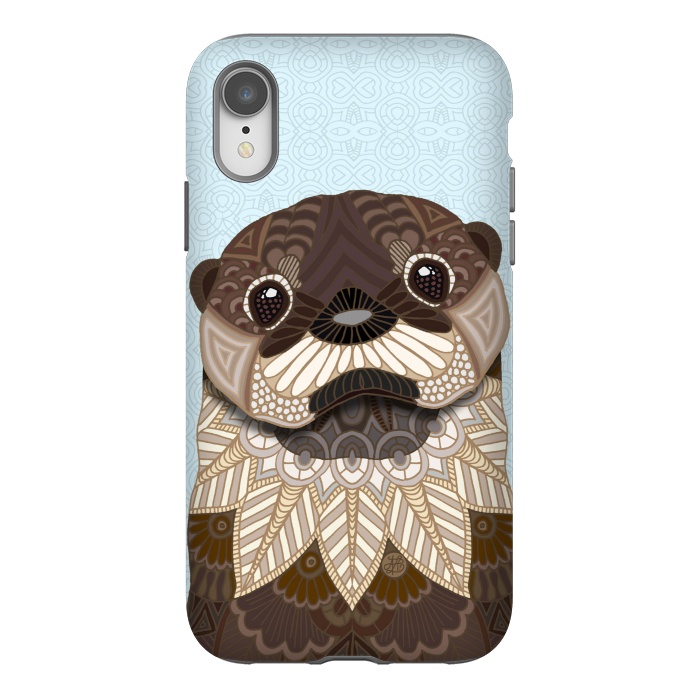 iPhone Xr StrongFit Otterly Cute by Angelika Parker