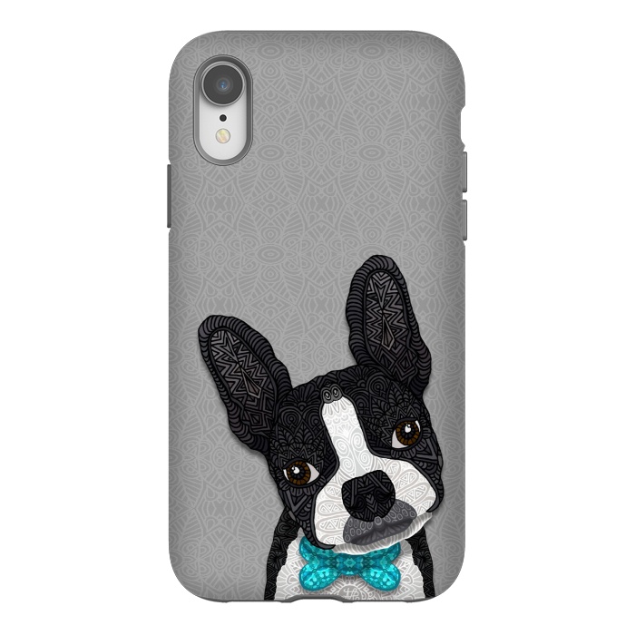 iPhone Xr StrongFit Bow Tie Boston by Angelika Parker