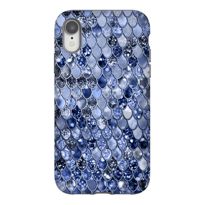 iPhone Xr StrongFit Ocean Blue Glamour Mermaid Scales by  Utart