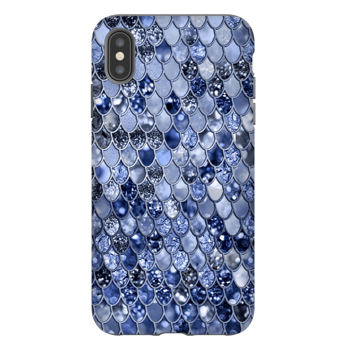 iPhone Xs Max StrongFit Ocean Blue Glamour Mermaid Scales by  Utart