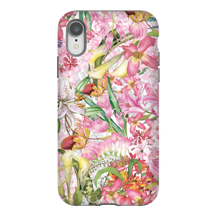 iPhone Xr StrongFit Flower Jungle by  Utart
