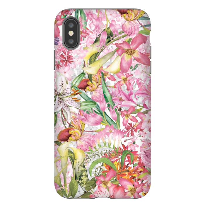 iPhone Xs Max StrongFit Flower Jungle by  Utart