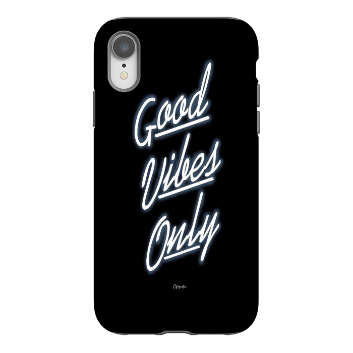 iPhone Xr StrongFit Good Vibes Only by ''CVogiatzi.