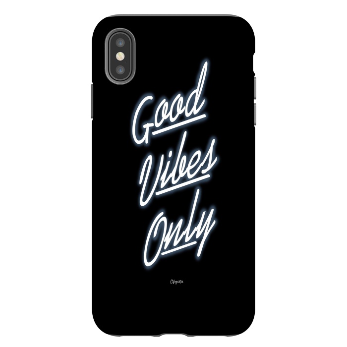 iPhone Xs Max StrongFit Good Vibes Only by ''CVogiatzi.