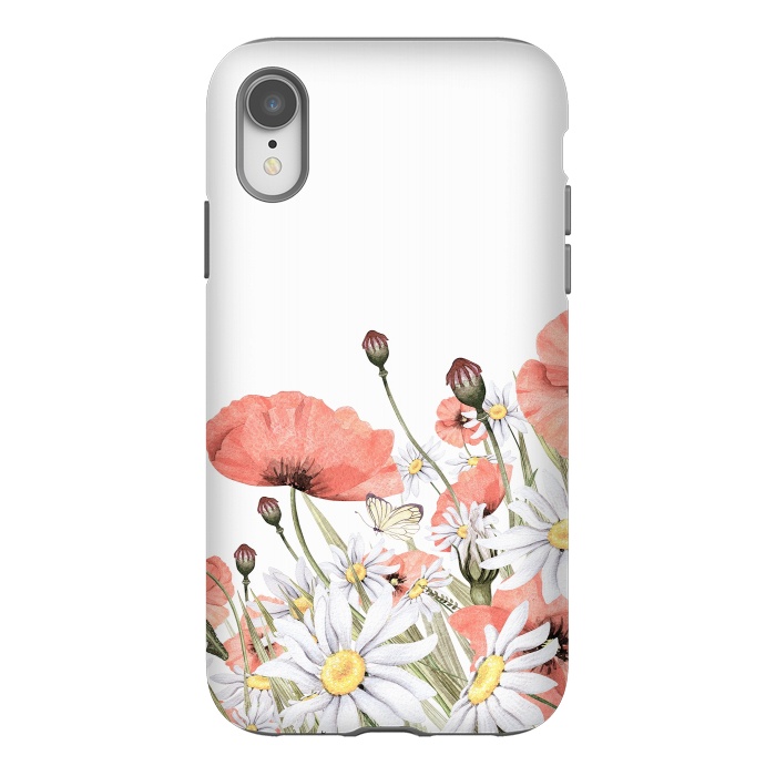iPhone Xr StrongFit Summer Poppy and Camomile Field by  Utart