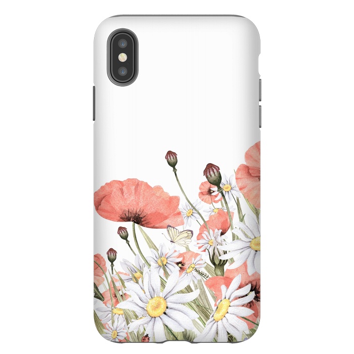 iPhone Xs Max StrongFit Summer Poppy and Camomile Field by  Utart