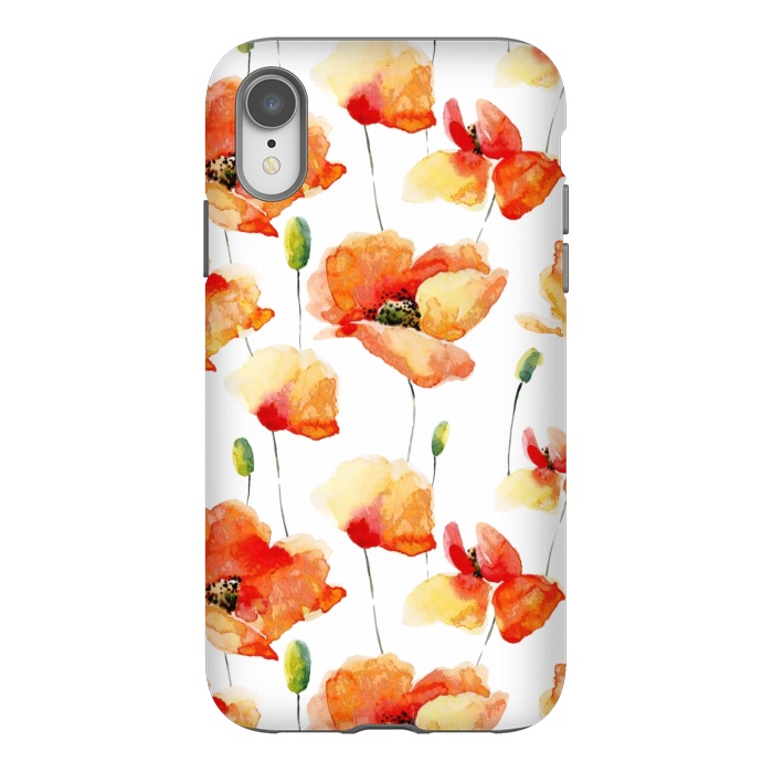 iPhone Xr StrongFit Poppies Forever by  Utart