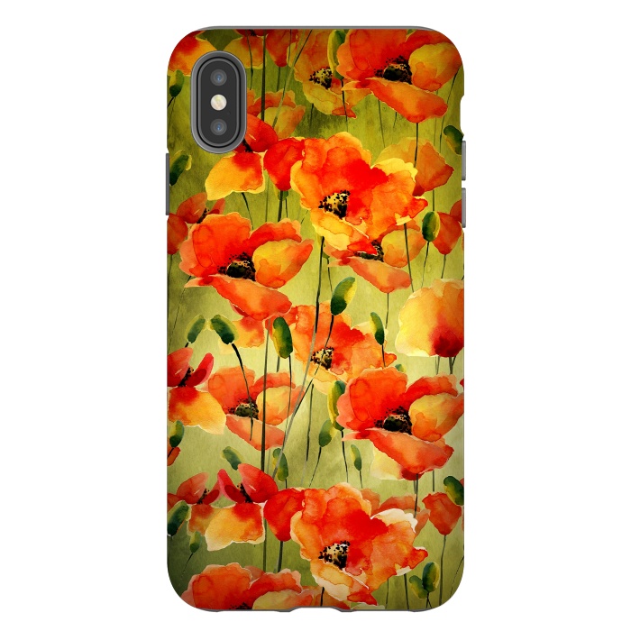 iPhone Xs Max StrongFit Poppy Fields forever by  Utart