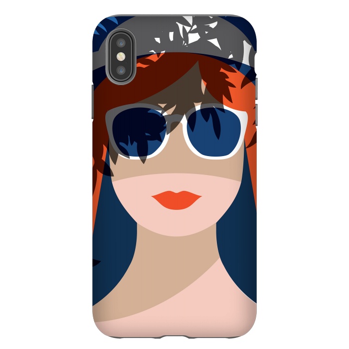 iPhone Xs Max StrongFit Girl with Sunglasses by DaDo ART