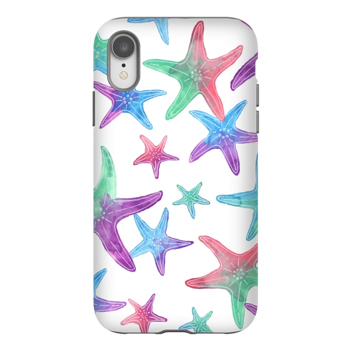 iPhone Xr StrongFit Starfish Print by Becky Starsmore