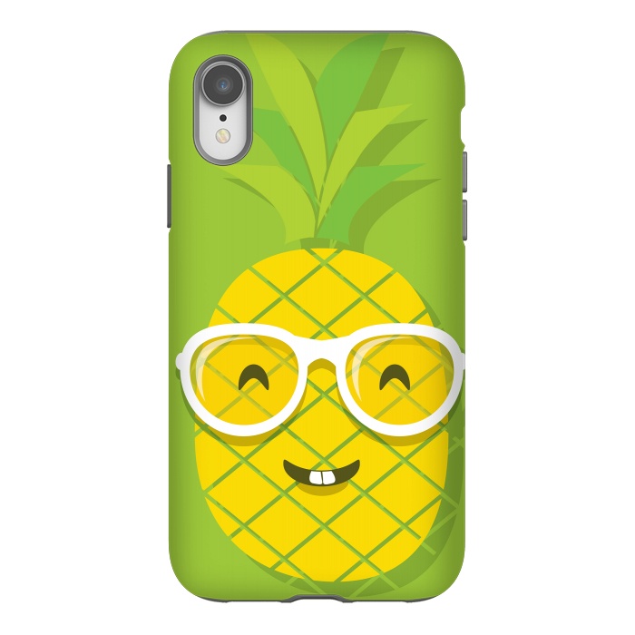 iPhone Xr StrongFit Summer Fun - Smiling Pineapple by DaDo ART