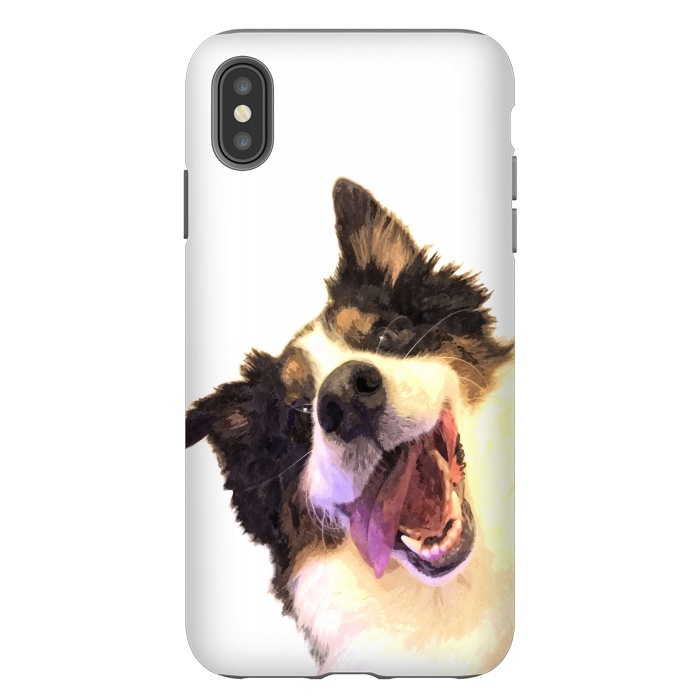 iPhone Xs Max StrongFit Happy Dog by Alemi