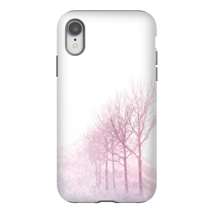 iPhone Xr StrongFit Pink Trees by Alemi