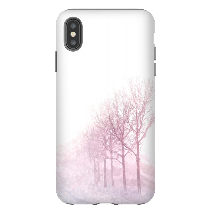 iPhone Xs Max StrongFit Pink Trees by Alemi